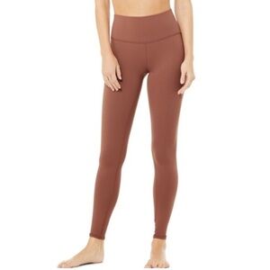 NWT Alo 7/8 high waist airlift leggings in chestnut